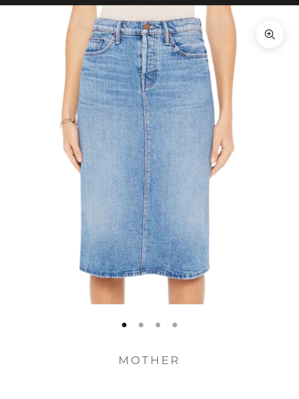 MOTHER The Vagabond Midi Skirt